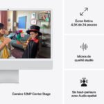 24-inch iMac – Retina 4.5K Display – Apple M4 (10-Core CPU / 10-Core GPU, 16GB RAM, 512GB SSD) – Silver Model: MWUV3FN/A - Image 3
