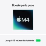 13-inch MacBook Air – Apple M4 (10-Core CPU / 8-Core GPU, 16GB RAM, 256GB SSD) – Midnight  Model: MW123FN/A - Image 3