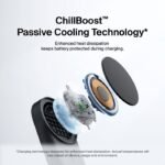 Support de chargement sans fil Belkin BoostCharge 2 en 1 avec Qi2 magnétique 15 W, noir - Image 5