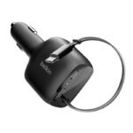 Chargeur de voiture rétractable Belkin BoostCharge 75 W à 2 ports, noir - Image 5