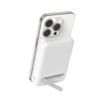 Power Bank magnétique sans fil Belkin BoostCharge 8000mAh Qi2 15 W avec support, compatible iPhone - Image 4