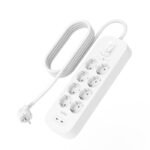 Belkin Surge Protector 8 Prises avec 2 Ports USB-C (900J) – Blanc  SKU: SRB004VF2M - Image 2