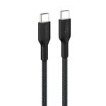 Belkin BoostCharge Pro Braided USB-C to USB-C Cable (240W, 1m, Black)  Model: CAB025HQ1MBK