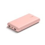 Belkin BOOST↑CHARGE Power Bank 20,000mAh – 15W (USB-A & USB-C, Rose)  Model: BPB012BTRG