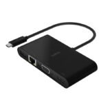 Belkin USB-C Multiport Adapter (HDMI 4K, VGA, USB-C, USB-A) Model: AVC004BTBK - Image 2