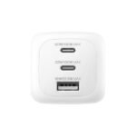 Belkin BOOST↑CHARGE™ Pro Chargeur Secteur GaN 3 Ports (100W) + Kit de Voyage – Blanc Model: WCH016HQWH - Image 2