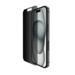 Belkin SCREENFORCE Pro InvisiGlass Privacy (AM) pour iPhone 15 Pro Max – Transparent  SKU: OVA150ZZ