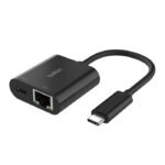 Belkin USB-C to Ethernet + Charging Adapter 100W  Model: INC019BTBK
