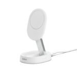 Belkin BOOST↑CHARGE™ Pro Support de Charge Magnétique Sans Fil Convertible Qi2 15W – Blanc  Model: WIA008BTWH