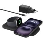 Belkin BoostCharge Pro 2-in-1 Portable Magnetic Charging Station Qi2 15W (Black)  Model: WIZ026VFBK