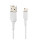 Câble BELKIN BoostCharge USB-A vers USB-C 1M, Blanc, (2-Pack) - Image 2
