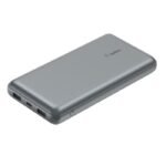 Belkin BOOST↑CHARGE Power Bank 20,000mAh – 15W (USB-A & USB-C, Grey)  Model: BPB012BTGY