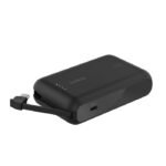 Belkin BoostCharge Power Bank 10,000mAh – 20W with Integrated Cable (Black)  Model: BPB021HQBK