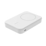 Belkin BoostCharge Magnetic Wireless Power Bank 10,000mAh – Qi2 15W with Stand (White)