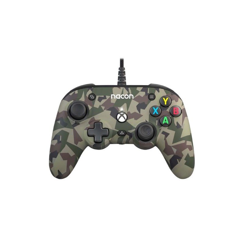 IMG_9922 Nacon Pro Compact Wired Controller for Xbox and PC (Forest Camo) — Model: XBXPROCOMPACTFOREST - Image 1