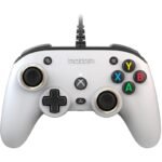 Nacon Pro Compact Wired Controller for Xbox and PC (White) — Model: XBXPROCOMPACTWHITE