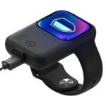 Compact Charging Case and Powerbank for Apple Watch 44mm/45mm, 2.5W, 1200mAh, USB-C, Black — Model: 5903108643757 - Image 2