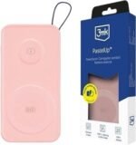 Power Bank 3mk PastelUp 10,000 mAh 22.5W USB 1A1C Pink — Model: 5903108583213