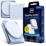 Compact MagSafe PowerBank 3mk PowerMag Handy™ 5000 mAh - 22.5W White — Model: 5903108744041