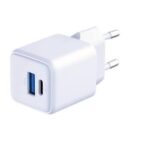 3mk Hyper GaN 20W Ultra-Compact Fast Charger (1x USB-C, 1x USB-A) White — Model: 5903108640084 - Image 2
