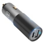 3mk Hyper 100W PD QC PPS Dual Car Charger (1x USB-A, 1x USB-C) Silver/Grey — Model: 5903108464567 - Image 4