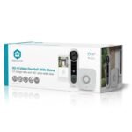 Nedis SmartLife 1536x1536 Wi-Fi Video Doorbell - White — Model: WIFICDP40CWT - Image 4