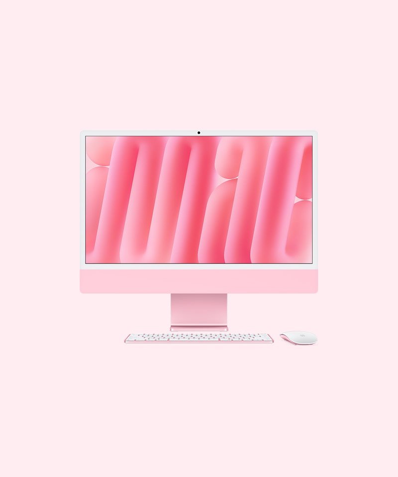 img_0165 iMac 24" M4 8C/8G 16GB/256GB , Pink - Model : MWUG3FN/A - Image 1