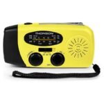 Thomson Emergency Hand Crank Radio - Yellow - Model : RT260Y