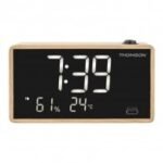 Thomson FM Projection Alarm Clock with USB-C Charging — Model: CP202T - Image 4