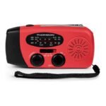 Thomson Emergency Hand Crank Radio - Red - Model : RT260R