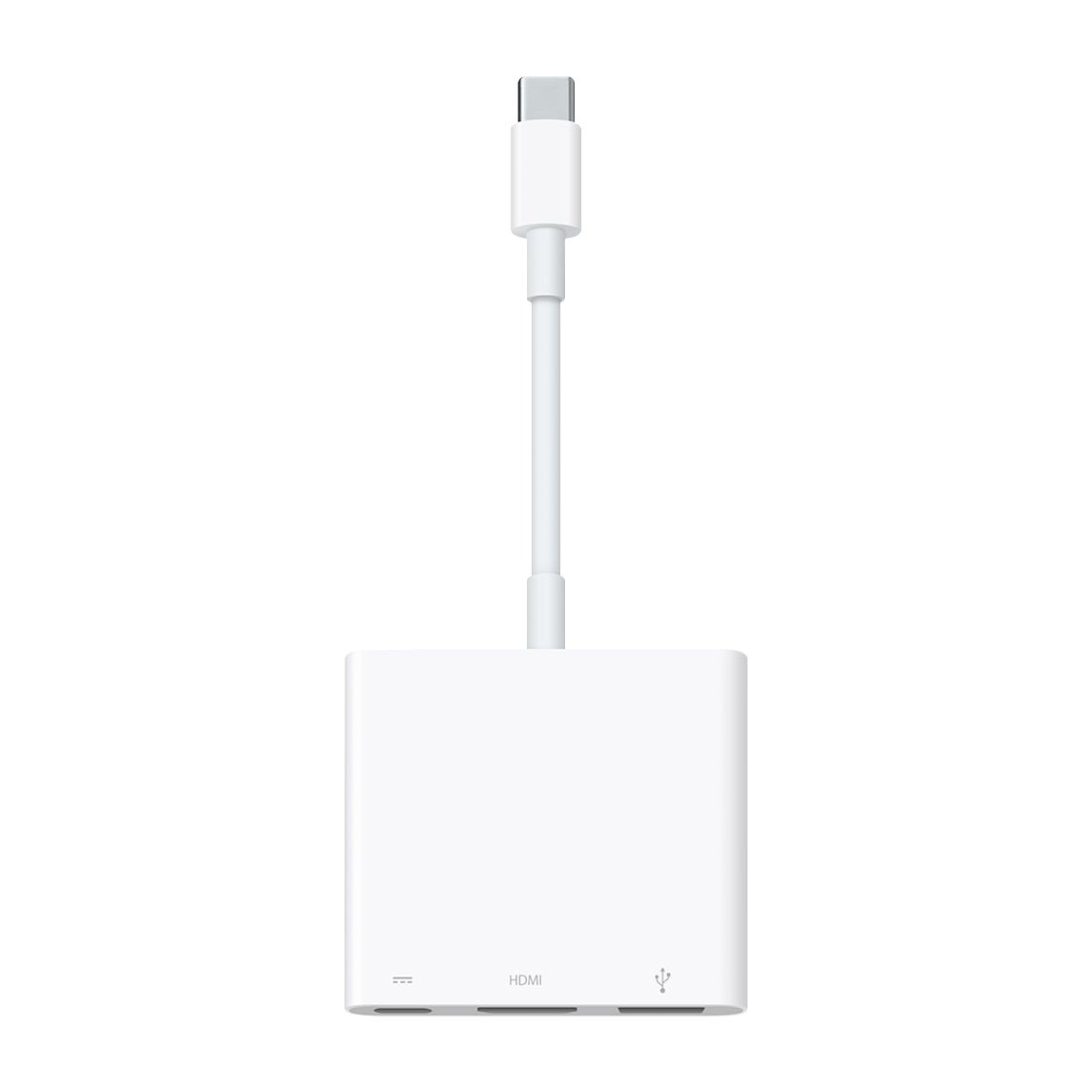 img_0408 USB-C Digital AV Multiport Adapter - White - Model : MW5M3ZM/A - Image 1