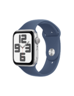 Apple Watch SE 44mm - Silver Alum + Denim Sport B. M/L - Model : MXER3QA/A - Image 2