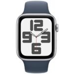 Apple Watch SE 44mm - Silver Alum + Denim Sport B. M/L - Model : MXER3QA/A