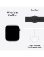 Apple Watch Series 11 42mm - S. Grey Alum + Black Sport B. S/M - Model : MEQW4ZR/A - Image 3