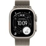 Apple Watch Ultra 3 5G 49mm - Nat. Tit. + Nat. Tit. Mil. Loop L - Model : MF0E4QF/A