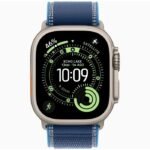 Apple Watch Ultra 3 5G 49mm - Nat. Tit. + Blue/Br Blue T Loop M/L - Model : MEWU4QF/A