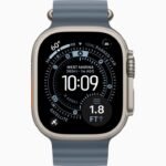Apple Watch Ultra 3 5G 49mm - Nat. Tit. + Anchor Blue Ocean B. - Model : MEWH4QF/A
