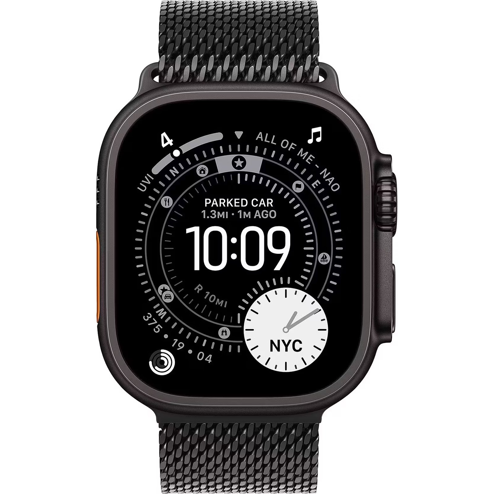 img_0541 Apple Watch Ultra 3 5G 49mm - Bk Tit. + Bk Tit. Mil. Loop L - Model : MF1T4QF/A - Image 1