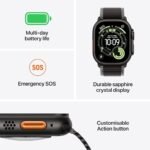 Apple Watch Ultra 3 5G 49mm - Black Tit. + Black Alpine Loop S - Model : MF0Q4QF/A - Image 3