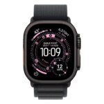 Apple Watch Ultra 3 5G 49mm - Black Tit. + Black Alpine Loop S - Model : MF0Q4QF/A