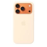 iPhone 17 Pro Silicone Case with MagSafe - Vanilla - Model : MHVX4ZM/A