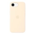 iPhone 17e Silicone Case with MagSafe - Vanilla - Model : MHWG4ZM/A
