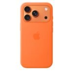 iPhone 17 Pro Silicone Case with MagSafe - Orange - Model : MGFE4ZM/A