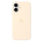 iPhone 17 Silicone Case with MagSafe - Vanilla - Model : MHVM4ZM/A