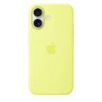 iPhone 17 Silicone Case with MagSafe - Neon Yellow - Model : MGEV4ZM/A