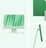 iMac 24" M4 8C/8G 16GB/256GB , Green - Model : MWUE3FN/A - Image 4