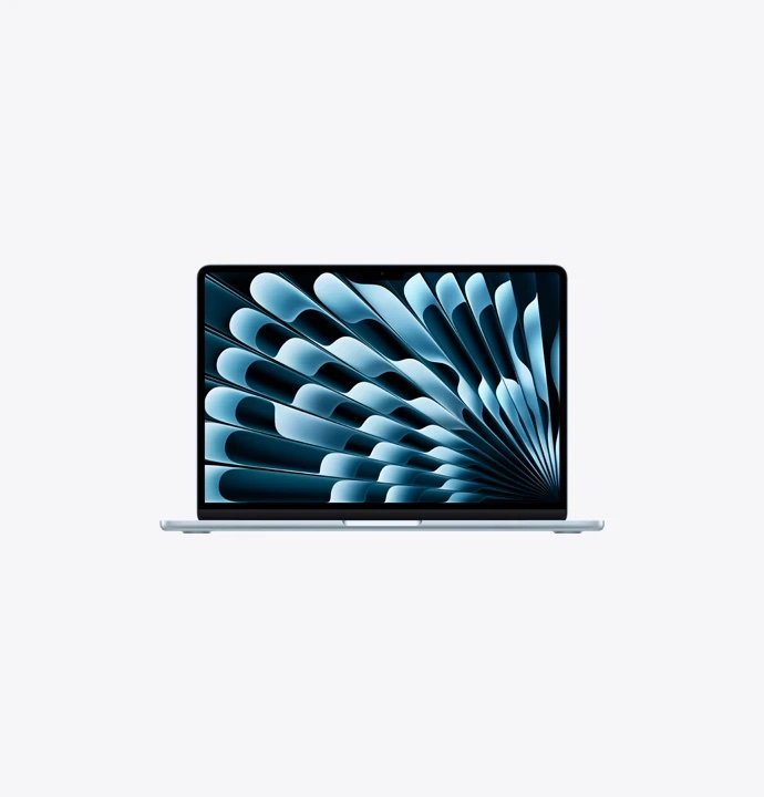 img_0934 MacBook Air 13" M5 10C/10G 24GB/1TB , Sky Blue - Model : MDHK4FN/A - Image 1