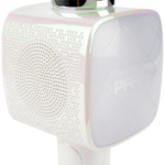 Bigben Party Mic with LED Effects (White) – Model: PARTYBTMIC2WH - Image 3