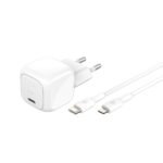 Belkin BoostCharge Compact USB-C Wall Charger (30W) + USB-C to Lightning Cable - Model: WCA008KQ1MWH-B5