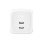 Belkin BoostCharge 67W Dual USB-C GaN Wall Charger with PPS - White - Model: WCH020KQWH - Image 2